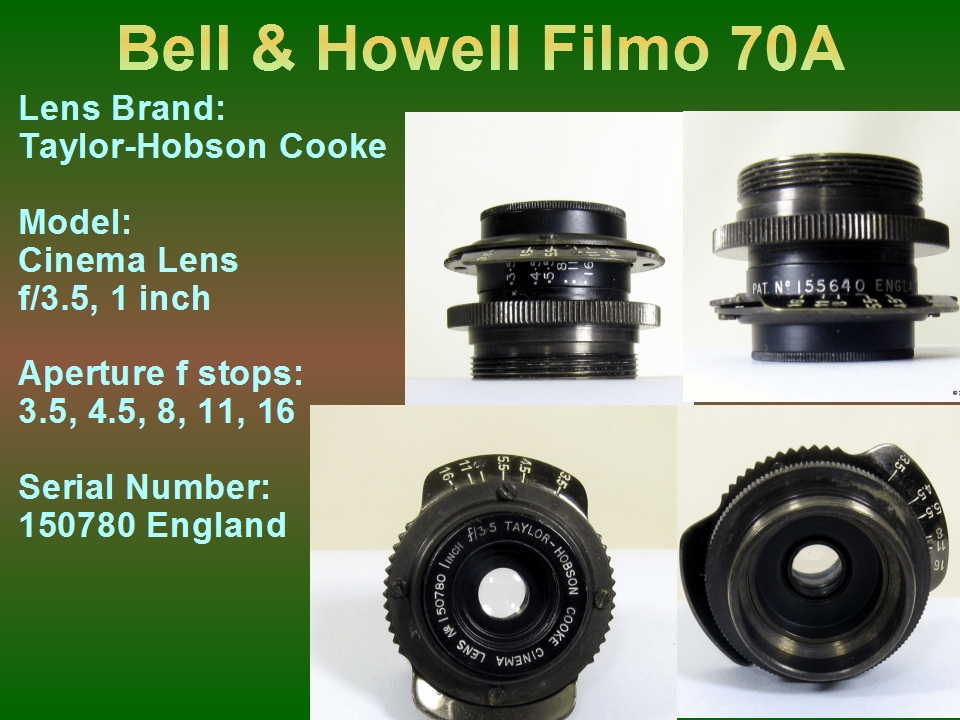 bell howell filmo serial numbers