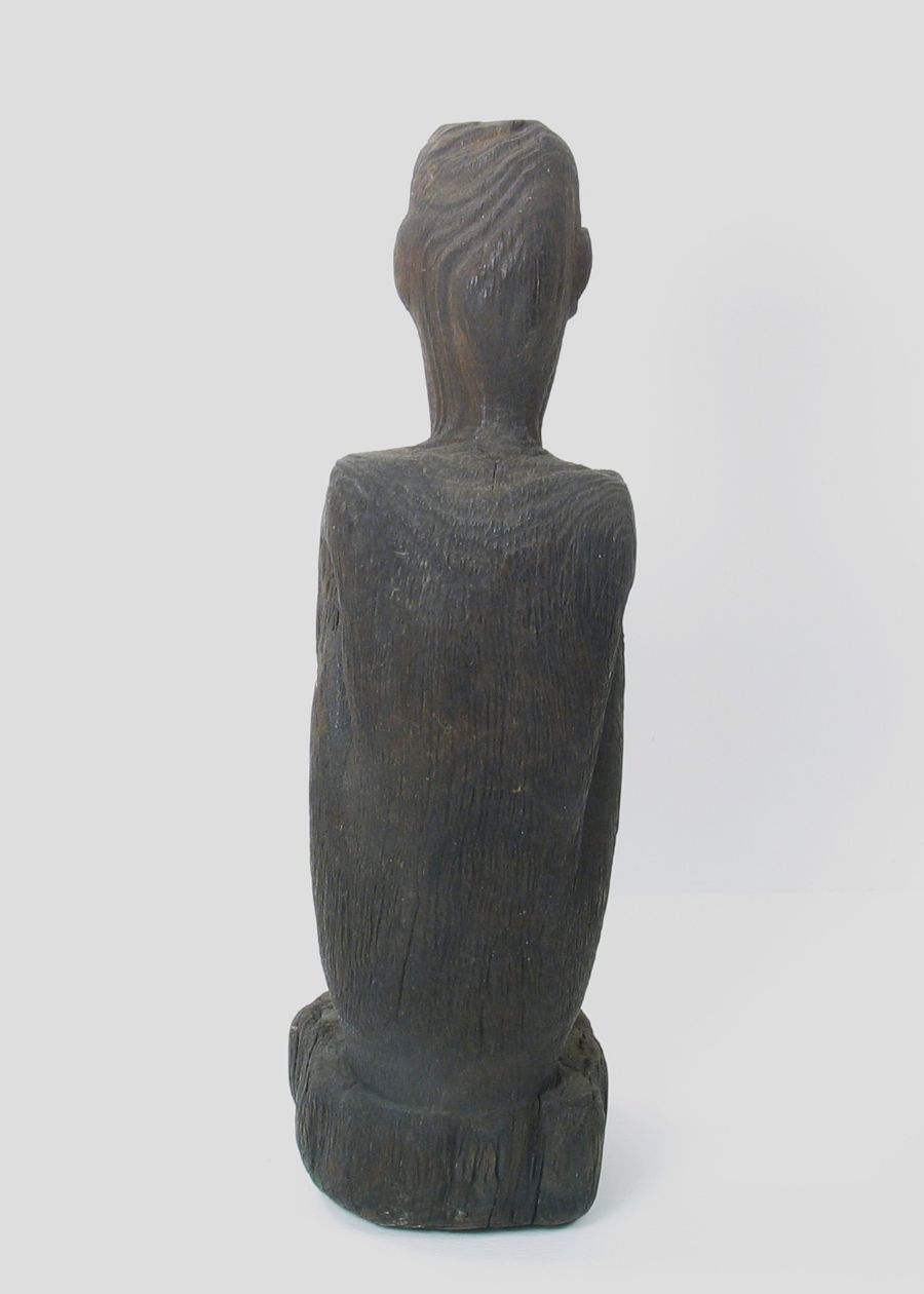 19thC Ifugao Bulul Rice God Wood Statue Anito Luzon Philippines